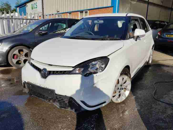 2018 67 REG MG MGF 3 FORM SPORT VTI TECH WHITE 1.5 LIGHT DAMAGED SALVAGE