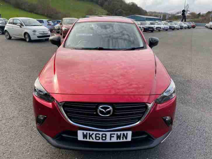 2018 68 MAZDA CX-3 2.0 SPORT BLACK PLUS 5DR AUTOMATIC MET RED, REVERSING CAMERA