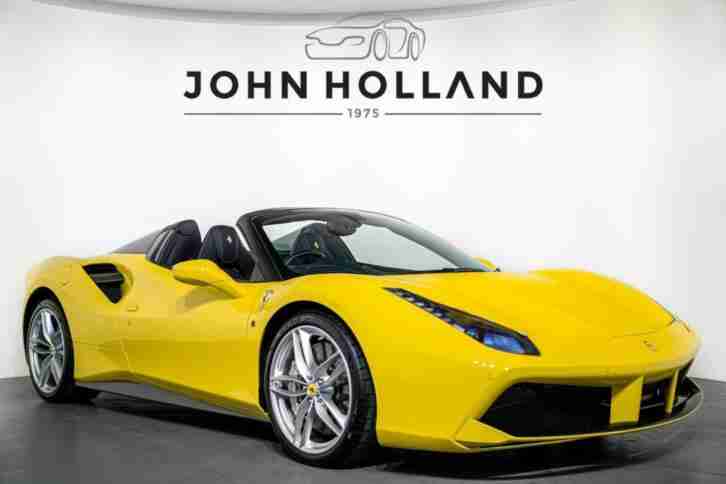 2018 Ferrari 488 3.9T V8 Spider F1 DCT (s s) 2dr Petrol yellow Semi Auto