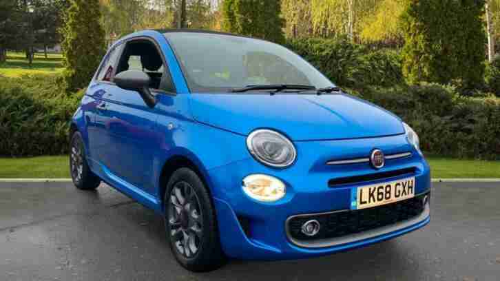 2018 Fiat 500 1.2 S 2dr Dualogic Automatic Petrol Convertible