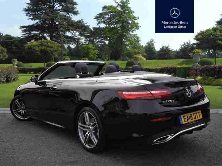 2018 Mercedes-Benz E Class E220d AMG Line Premium 2dr 9G-Tronic Diesel black Aut