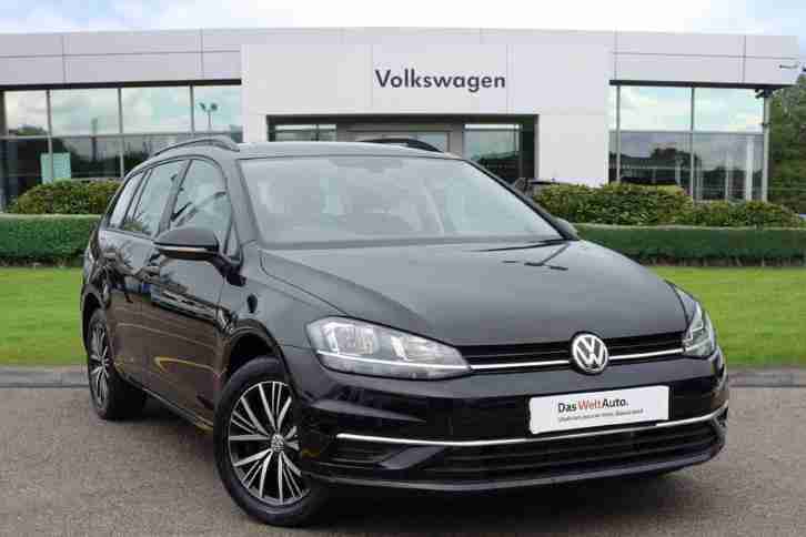 2018 Volkswagen Golf MK7 Facelift 1.4 TSI SE NAV 125PS DSG E Petrol black Semi A