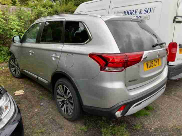 2019 19 REG MITSUBISHI OUTLANDER 4 2.0 PETROL CVT 100% NON RECORDED SALVAGE