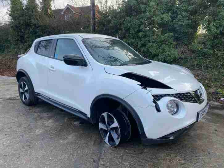 2019 68 REG NISSAN JUKE BOSE EDITION NEWSHAPE DAMAGED REPAIRABLE SALVAGE