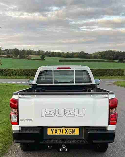 2021 ISUZU DMAX 1.9 4 x 4 UTILITY SINGLECAB PICKUP WHITE & SILVER Towbar+VAT