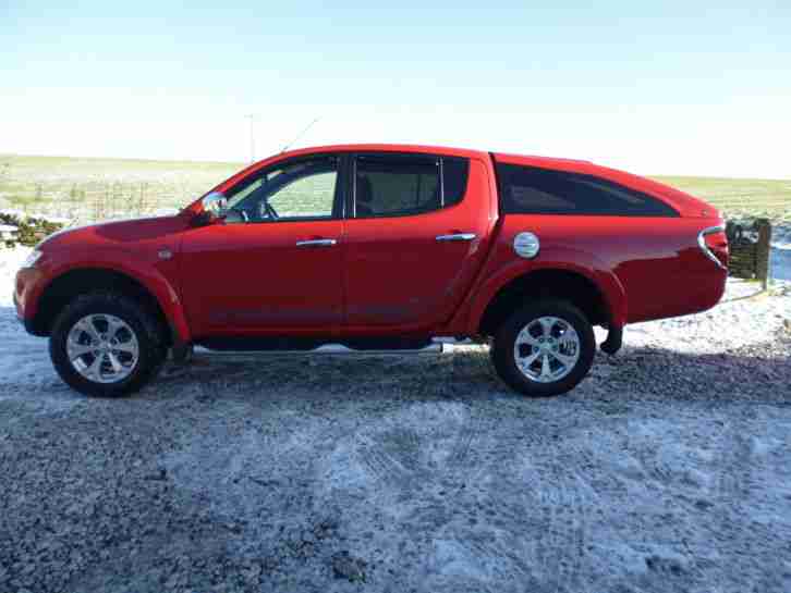 2103 MITSUBISHI L200 BARBARIAN 2.5DI-D AUTO 4WD 39000 MILES, FSH, HARD TOP, NAV