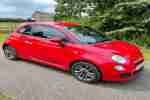 500 Sports 2013 Red Hatchback Petrol