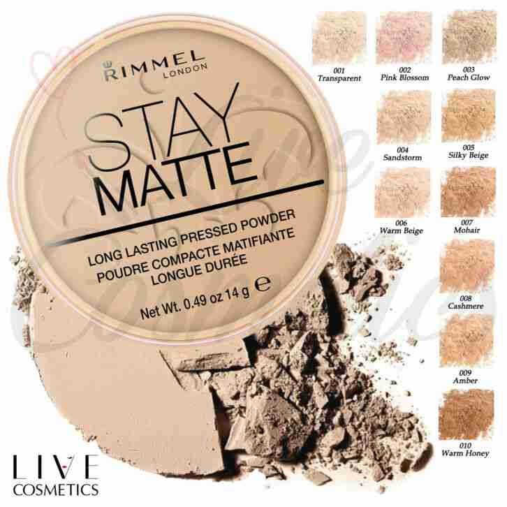 RIMMEL STAY MATTE LONG LASTING PRESSED POWDER