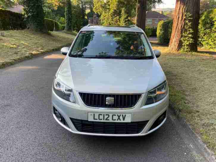 2012 SEAT ALHAMBRA SE LUX ECO 2.0CRTDI DSG 140BHP RUNS SPARES OR REPAIR 10MOT