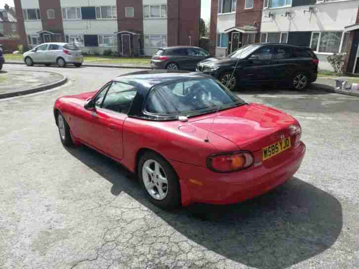 Mazda MX5 1.8 NB/MK2 Track Day Car, Long MOT, Road Legal, Hard Top, Roll Bar