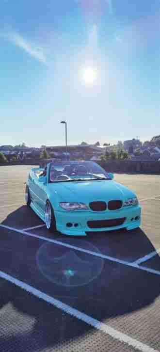 Bmw e46 330cd convertible static stance show car