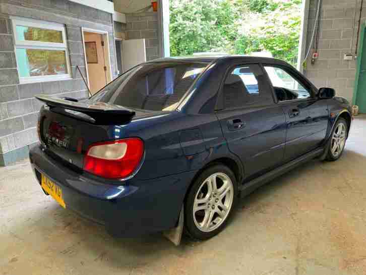 2002 Subaru Impreza 2.0 WRX 4WD 4dr SALOON Petrol Manual