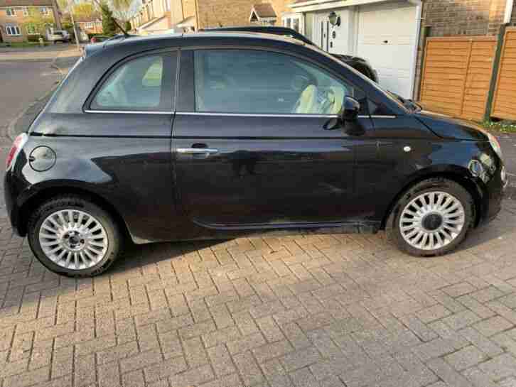 Fiat 500 lounge black