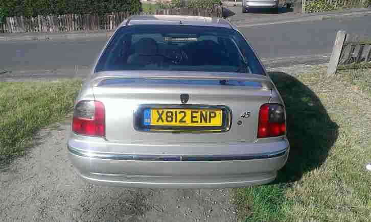 3DAYS - 2000 ROVER 45 IS Hatchback 1.6i 16V SILVER 8MonthMOT LOW MILEAGE