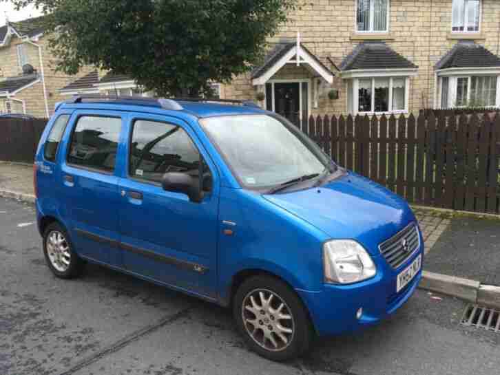 (52) 2002 Suzuki Wagon R blue 5 door hatchback 1298cc petrol 83K MOT 06 2020