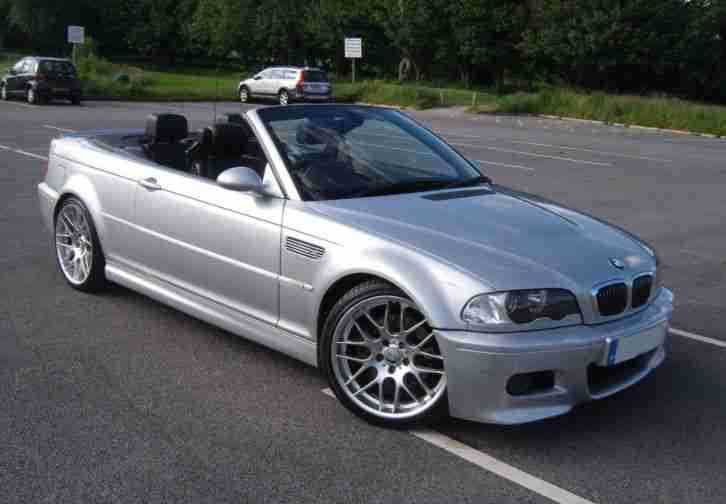 '52' BMW M3 E46 CONVERTIBLE, 6 SPEED MANUAL, FULL SERVICE HISTORY, 3 SERIES, MOT