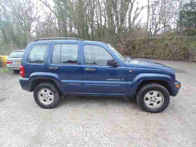 52 REG JEEP CHEROKEE 2.5 CRD LIMITED BLUE CLEAN EXAMPLE