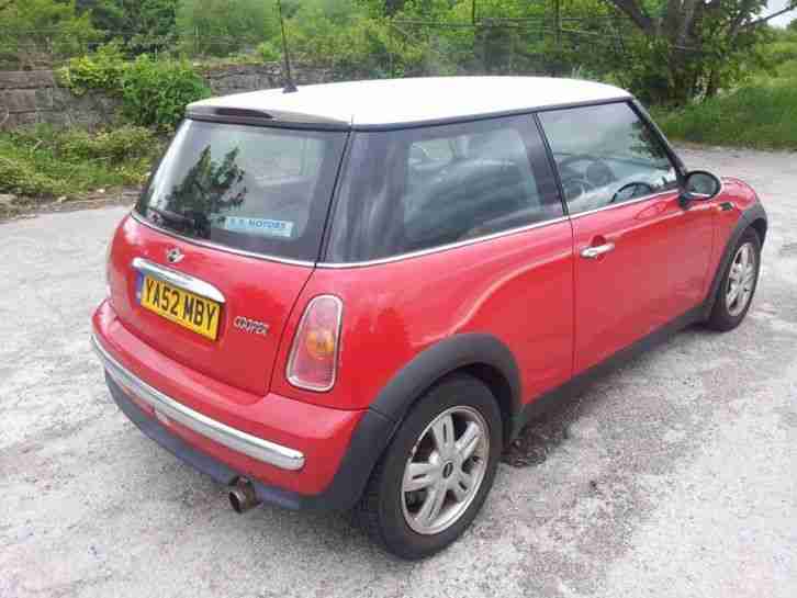 52 REG MINI MINI COOPER 1.6 - MOT DECEMBER 2015 - LOW MILEAGE - 3 DAY AUCTION