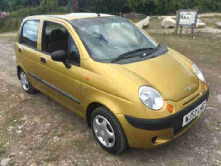 52 Reg Matiz 0.8 SE New Mot Only 32000