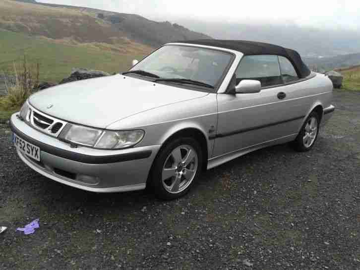 52 SAAB 9-3 SE LPT Convertible Full serv. history. Only 77,600 miles ANY TRIAL