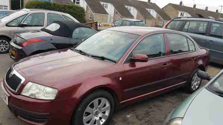 Skoda SUPERB. Skoda car from United Kingdom
