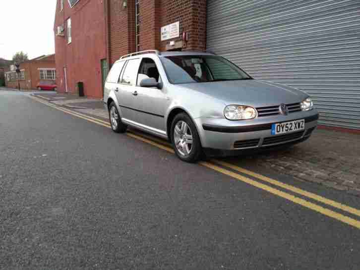 52 plate golf 1.9 tdi estate 130bhp 6 speed