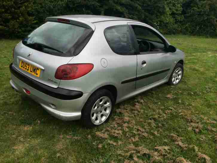 53 REG PEUGOET 206 1.4 HDI LONG MOT £30 A YEAR ROAD TAX CHEAP TO CLEAR