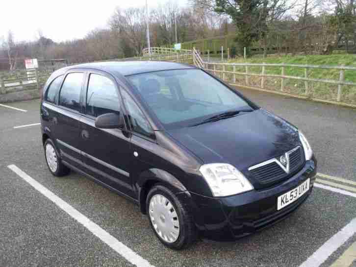 53 REG VAUXHALL MERIVA LIFE 1.6 16V MOT DECEMBER 2015 LOW MILES NICE DRIVE