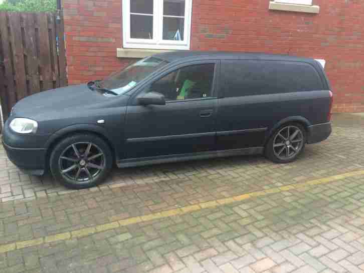53 VAUXHALL ASTRA VAN DTI CARBON FIBRE WRAPPED 17"ALLOYS DRIVES MINT VERY QUICK