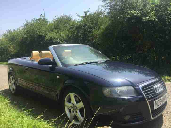 (54) 2004 Audi A4 1.8T Sport Convertible Automatic Petrol LPG 2 Door Blue