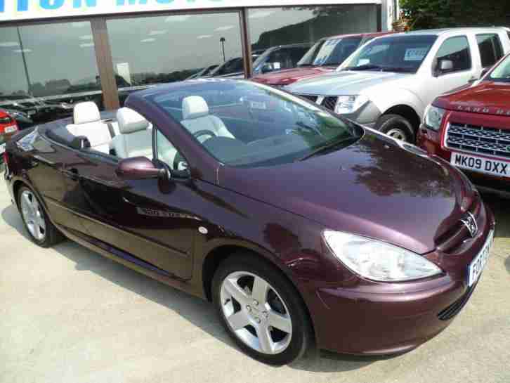 54 PEUGEOT 307 CC 2.0 CONVERTIBLE AUTOMATIC~78,000 MILES~FULL SERVICE HISTORY