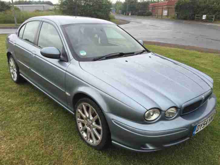 54 REG JAGUAR X TYPE-2.0 DIESEL SPORT, FULL BLACK LEATHER-SAT NAV 101K