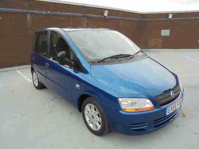 (55) 2005 Fiat Multipla 1.6 16v Eleganza Service History(NEW SHAPE)