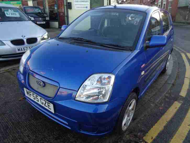 55 KIA PICANTO 1.1 GLAMOUR 5DR IN METALLIC BLUE WITH FULL SERVICE HISTORY