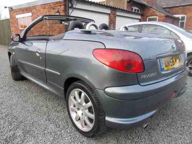 56 PLATE PEUGEOT 206 ALLURE CC CONVERTIBLE ONLY 45K STUNNING