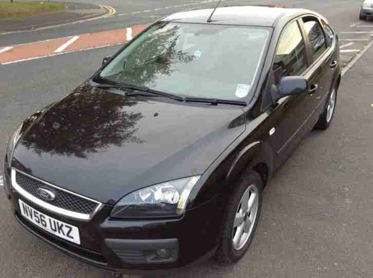 56 REG FORD FOCUS ZETEC CLIMATE 1.8 PETROL 95k MOT JUNE 2017 HPI CLEAR MET BLACK