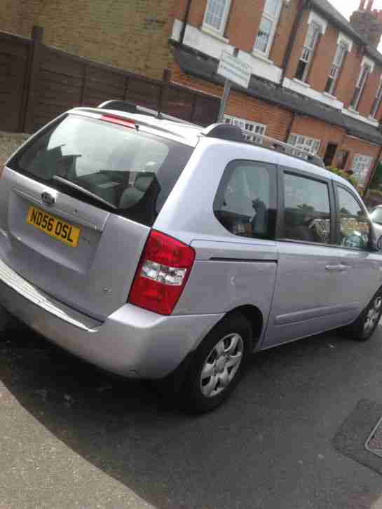 56 REG KIA SEDONA 7 SEATER SILVER NO RESERVE PRICE