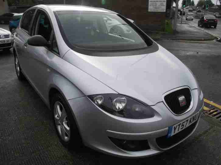 57 SEAT ALTEA 1.9TDI REFERENCE 5DR IN SILVER,88,000 MLS WITH SERVICE HISTORY