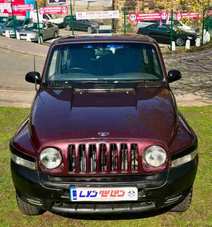 58102 MILES 4X4 4WD DAEWOO KORANDO 2.3 PETROL 16V 140 BHP (MERCEDES BENZ ENGINE)