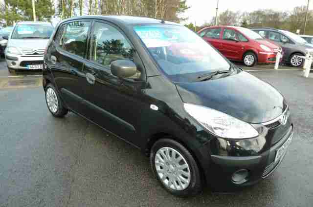 59, Hyundai i10 1.2 Classic, Black, 5dr, 34,888 mls, 1 owner, service history
