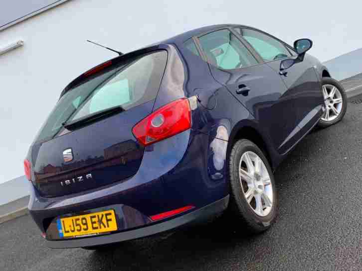 **6 MONTH WARRANTY** SEAT IBIZA 2009, 1.4 PETROL 5 DOOR HATCHBACK