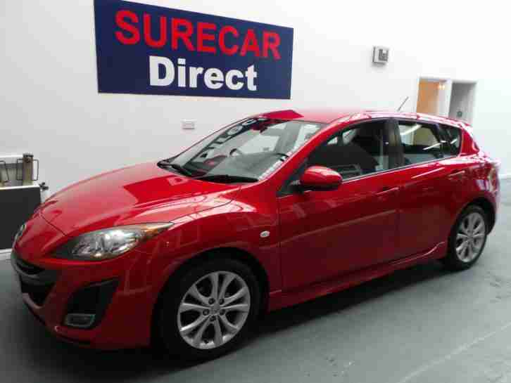 60 2010 Mazda3 1.6 Takuya 5Dr High Spec In Velocity Red ONLY 39,000 Miles