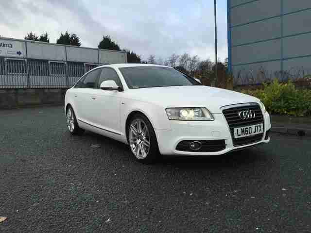 60 AUDI A6 2.7 TDI S LINE SPECIAL EDITION AUTOMATIC WHITE+NO DEPOSIT FINANCE