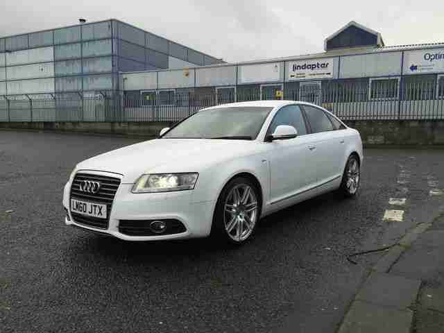 60 AUDI A6 2.7 TDI S LINE SPECIAL EDITION AUTOMATIC WHITE+NO DEPOSIT FINANCE