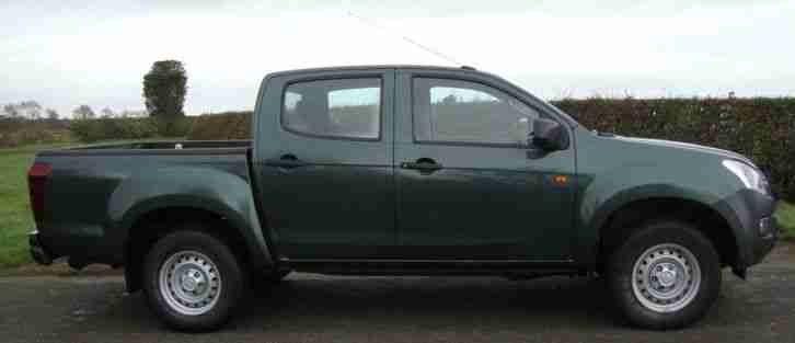 62 ISUZU DMAX 2.5 TD DOUBLECAB PICKUP,GREEN, 1 OWNER, 26k,AIR CON,E/W,Tbar + VAT