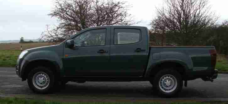62 ISUZU DMAX 2.5 TD DOUBLECAB PICKUP,GREEN, 1 OWNER, 26k,AIR CON,E/W,Tbar + VAT