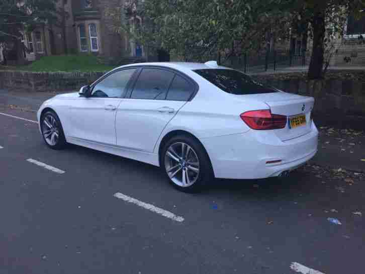 65 REG BMW 320D SE AUTO WHITE. UNRECORDED SAT NAV