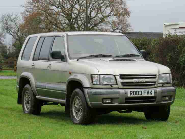 7 SEAT DIESEL Isuzu Trooper 3.0TD AUTO Citation APRIL MOT SPARES or REPAIRS