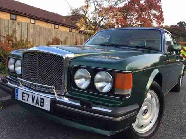 89 BENTLEY EIGHT 6.75 LPG CONVERSION BALMORAL GREEN LONG MOT FAMOUS OWNERS