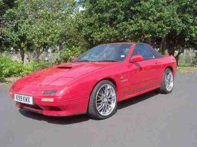 92 MAXDA RX7 CONVERTIBLE STUNNING IN RED